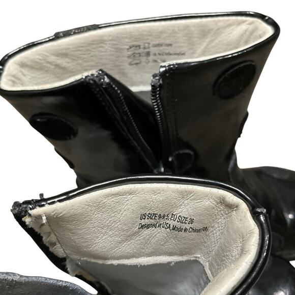 Pediped Girl’s Leather Upper Polka Dot Boots Eur 26 US Size 9-9.5 - Picture 9 of 12